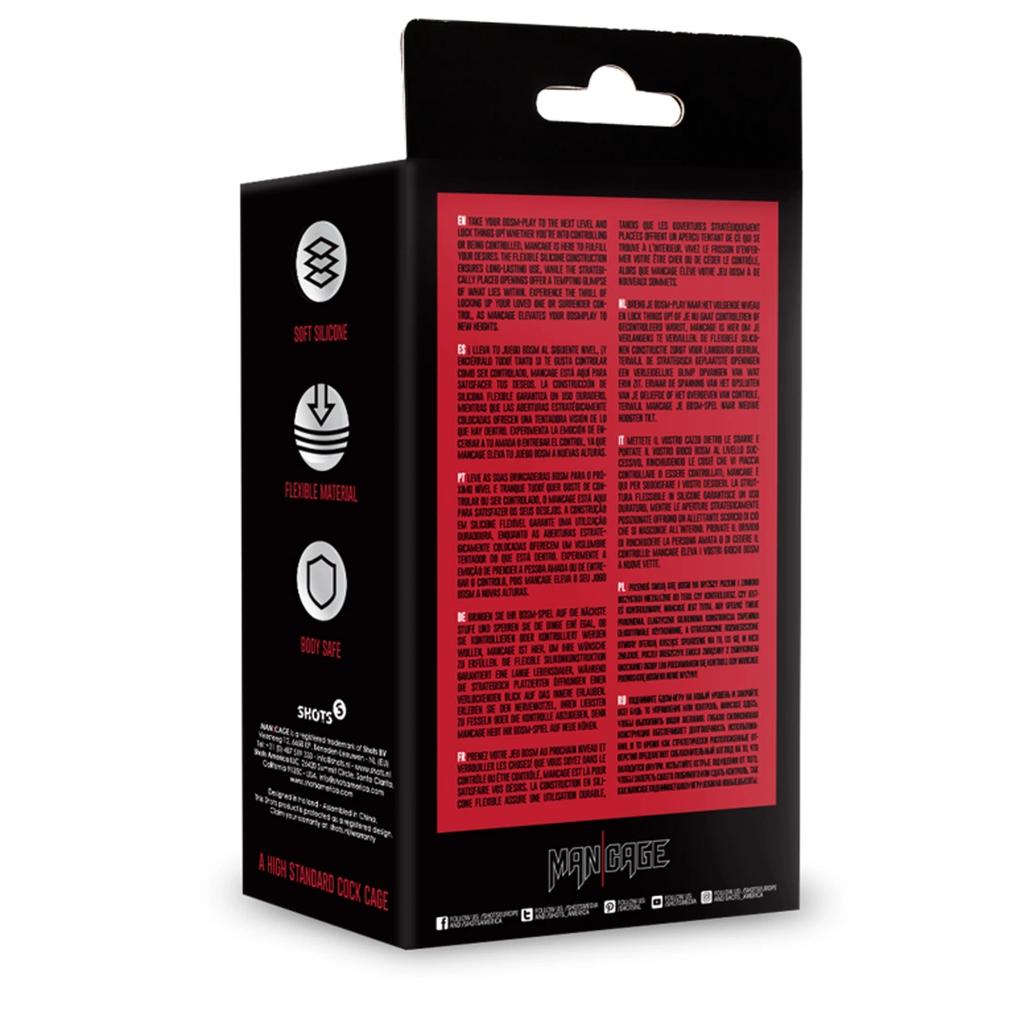 Ultra-soft Silicone Penis Cage - Chastity