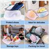 1/2Pcs Shoe Washing Bags, Storage Bag Mesh Shoe Laundry Bags With Zip Closure for Sneakers, Running Shoes, Socks, Bras Organizer