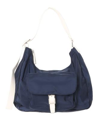 210NOUVE Nylon Shoulder Navy Out-Pocket Bag, [55K210G348-01]