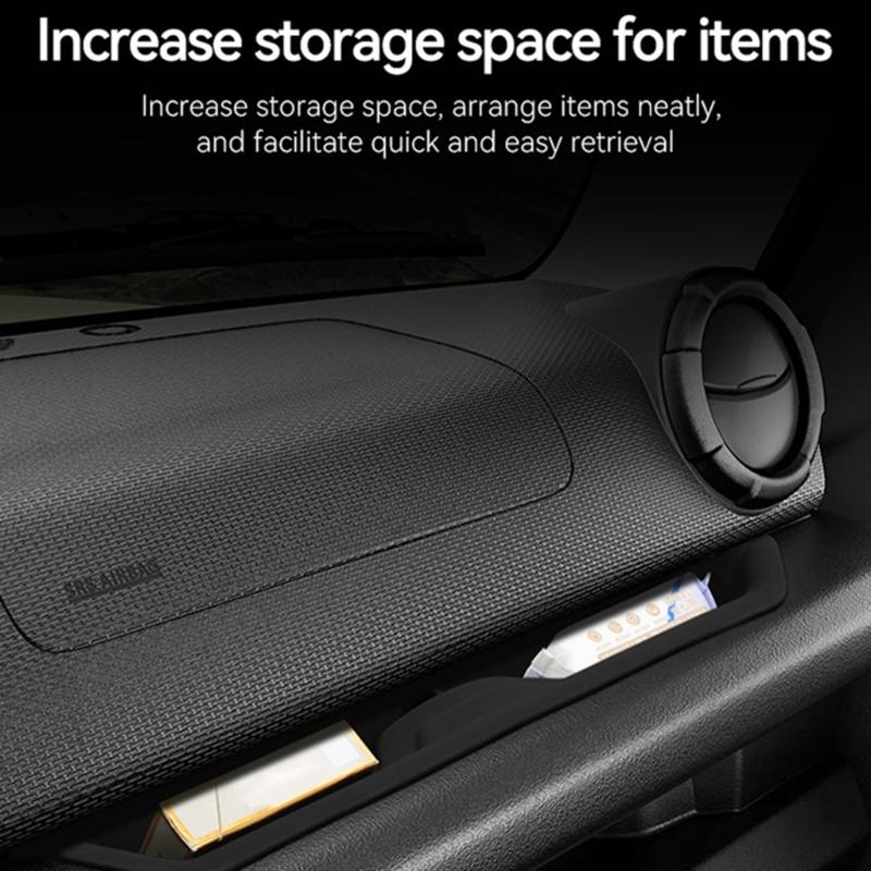 Right Hand Drive Silicone Storage Box Suitable For Jimny Vehicles Quick Install Car Interior Organizers Nonslip Design