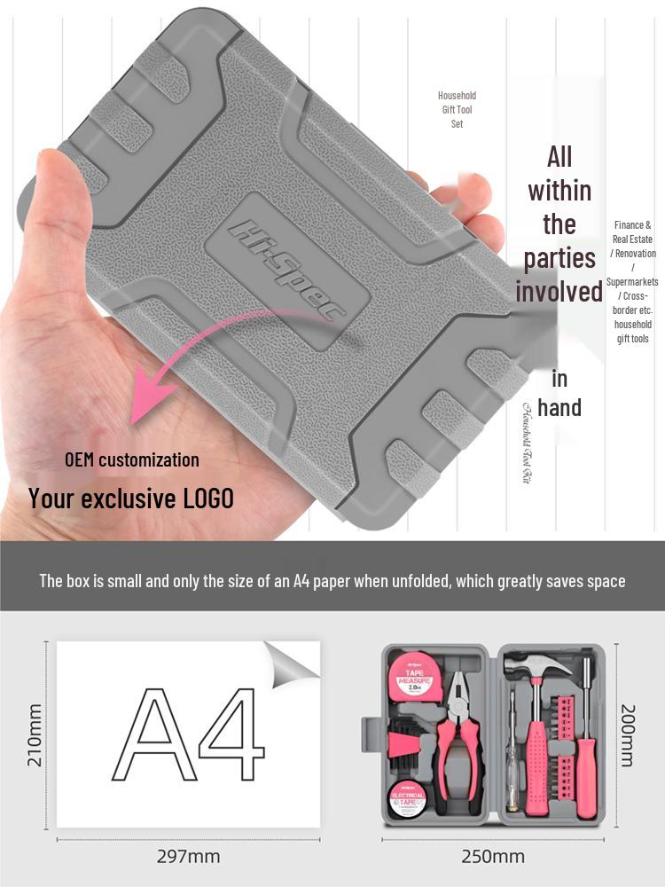 Complete Household Tool Set: Hex Wrench, Screwdriver, Pliers for Daily Repairs