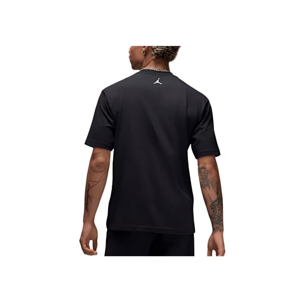 Jordan Crew Neck Casual Comfortable Short Sleeve T-Shirt Men Tops Black White HJ2348-010