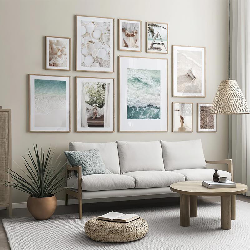 Scandinavian Poste Nature Picture Nordic Wall Art Print Decoration Sheets Decorative Canvas Painting For Living Room On The Wall No Frame