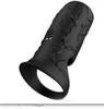 Vibrating Penis Sleeve Penis Ring Male and Female Couple Adult Sex Toys Penis Extender for Stimulating Penis Testicles G Spot, Male Couple Sex Toys