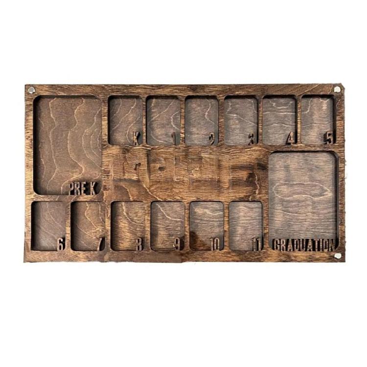 Graduation Keepsakes Personalizing Wooden School Years Picture Frame Pre-K to 12 for Kids Students Photo Display Frame