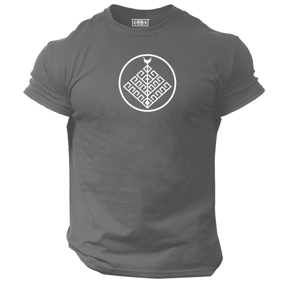 Yggdrasil T Shirt Gym Clothing Bodybuilding Workout Mma Vikings Thor Gymwear Top