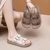 Women's Summer Birkenstock Sandals Thick Sole 2026 Single Strap Non-Slip Fashion Flats