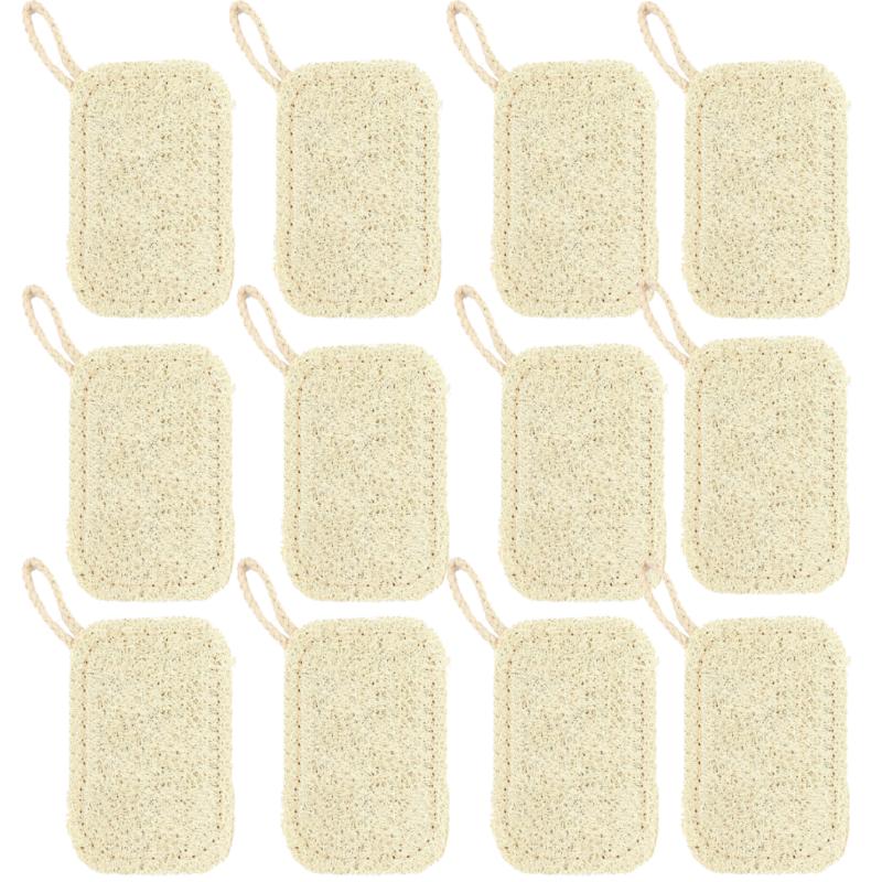 Natural Non Scratch Scrub Sponge Eco Friendly and Compostable Plant Fiber Loofah Dish Sponge Kitchen Scrubbers for Dish Biodegradable Cleaning Sponges