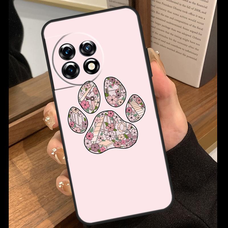 Dog Paw Case For OnePlus 15 13 12 11 10 15R 13R 12R 10T 13T OnePlus Nord 5 CE 4 3 Lite N20 N30 Cover