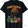 Juneteenth Black Woman Breaking Chains Since 1865 T-shirt
