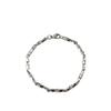 Titanium Steel Twisted Link Chain Necklace Men Women Geometric Pendant Minimalist Locket Choker Style