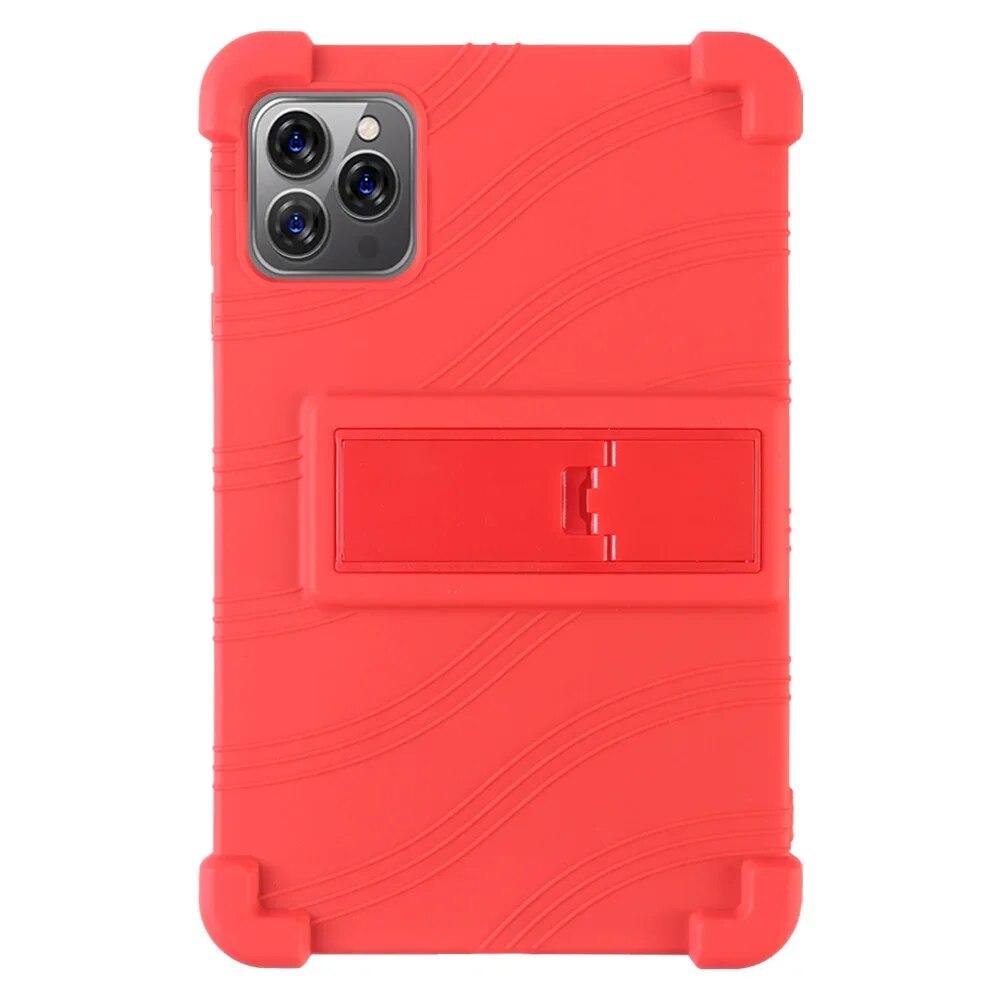 For PRITOM B8 Tablet 8.0 Inch Tablet Case Super Shockproof Soft Silicone Protective Case Stand Cover Drop Resistance