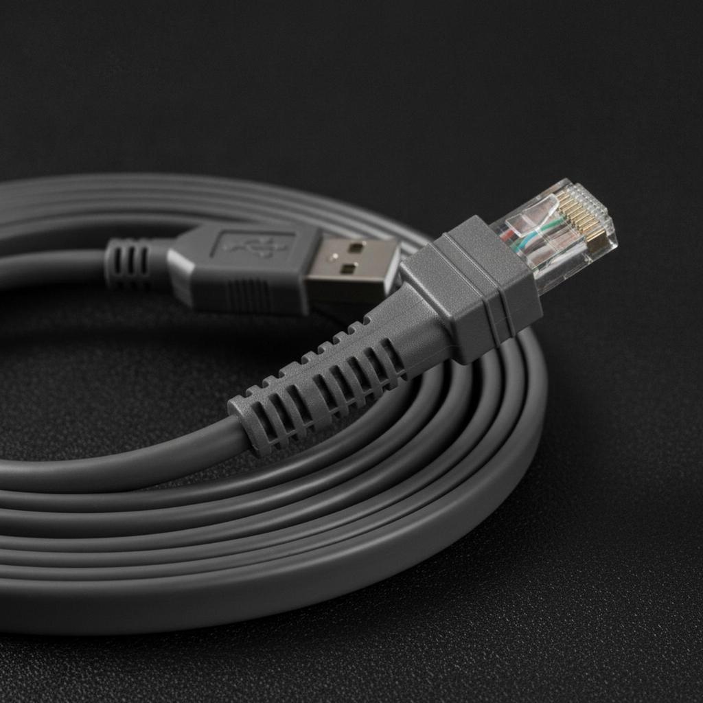 USB Scanning Scanner Cable Bend-Resistant for Warehouses
