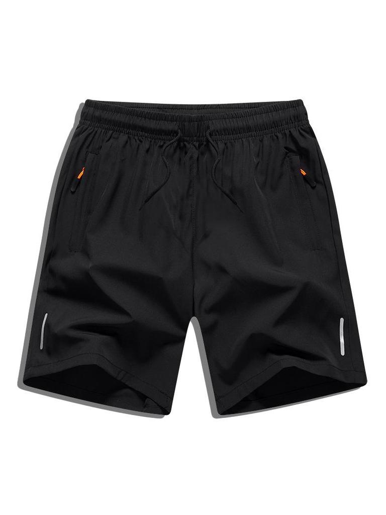 Boys' Summer Ice Silk Stretch Shorts for Middle & Big Kids - Fashionable and Sporty Pants