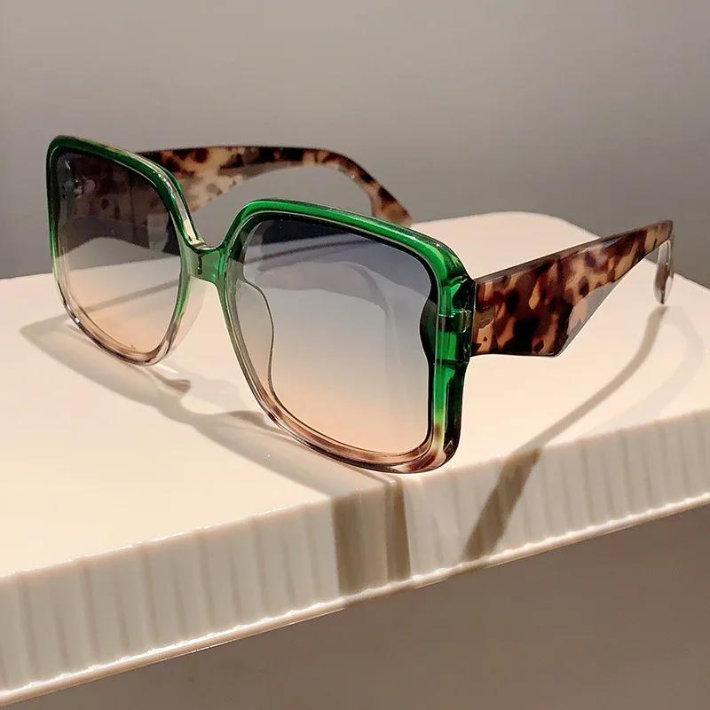 Vintage Big Frame Y2K Square Sunglasses Women For Men Sun Glasses Luxury Brand Designer Punk Popular Driving Pink Eyewear UV400