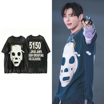 BTS Jungkook tos pačios stiliaus marškinėliai Vasaros Kpop mados marškinėliai