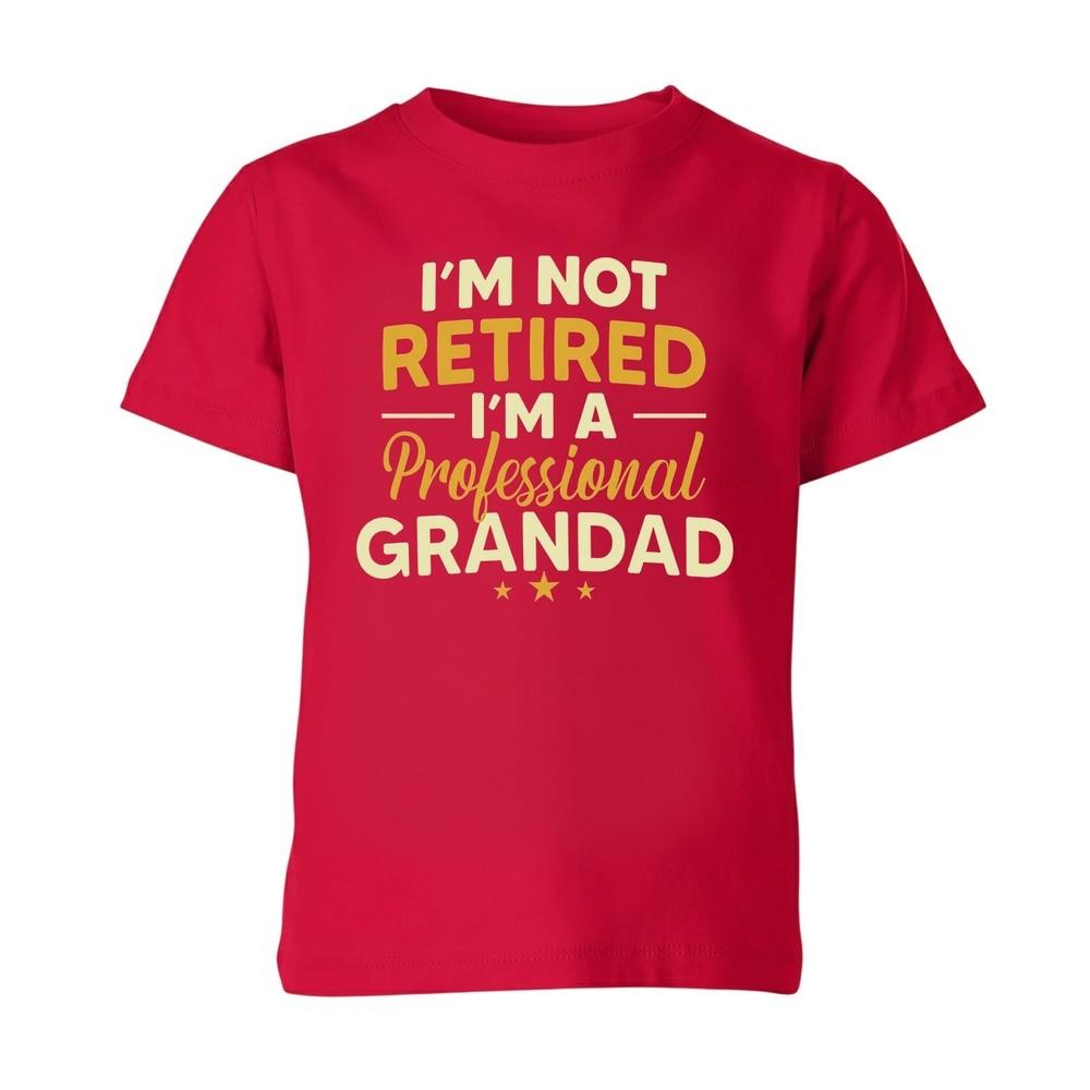 I Am Not Retired Professional Grandad Unisexs TShirt Grandparent Pride Gift Tee S