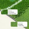 Two-Line Golf Practice Mat with Thickened Insertable Tee and Three-Grass Combination for Swing Training