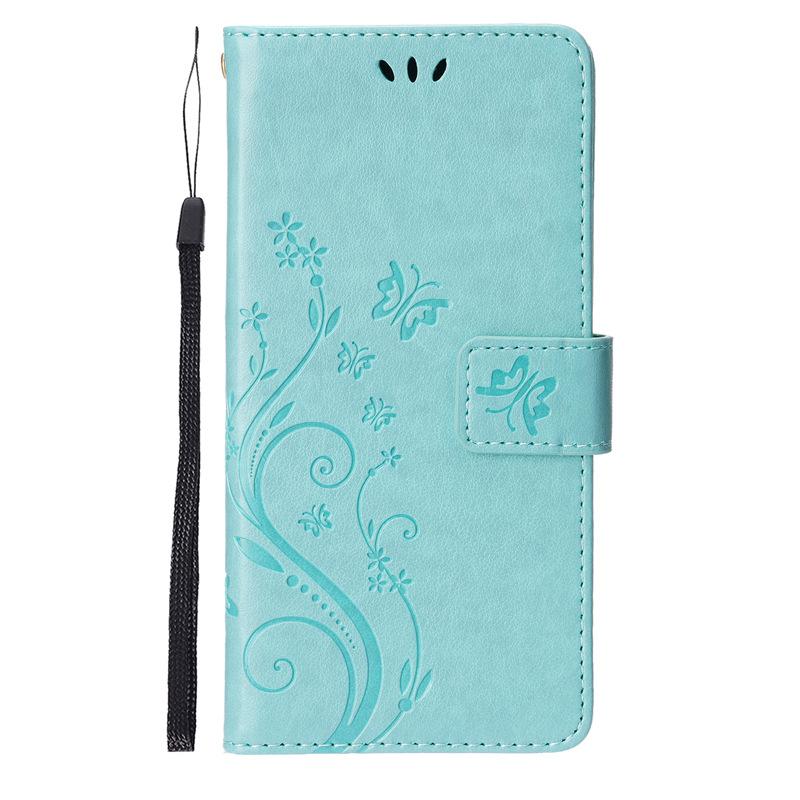 Applicable To Apple 1615ProMax14SE4 Clamshell Leather Case 1312 Butterfly Embossed Protective Case 78SE3 Mobile Phone Case
