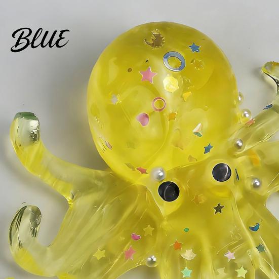 Stress Relief Gift for Adults Realistic Octopus Squeeze Toy Soft Slow-Rising Fidget Decompression Cute TPR Gadget Kids Portable Reliever