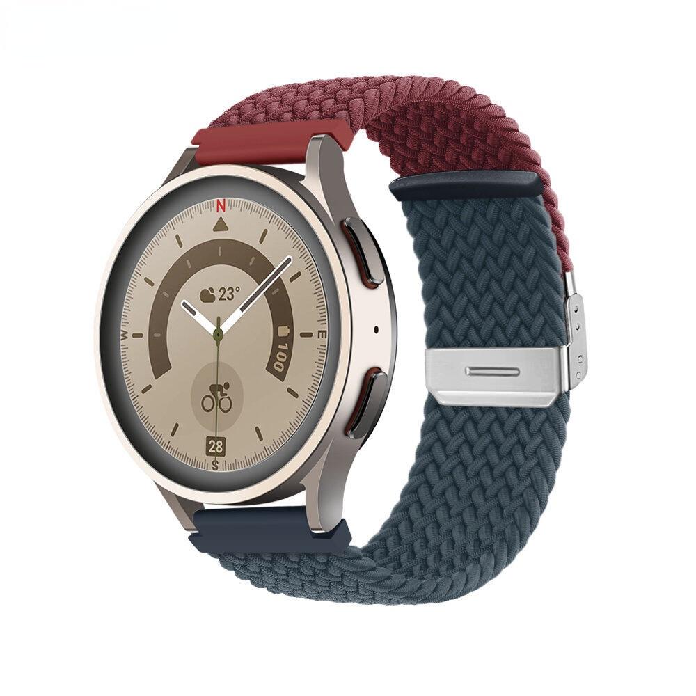 20mm/22mm Strap for Samsung Galaxy watch 6 4 5 pro active 2 Gear S3 braided solo loop bracelet correa Huawei watch GT 2 3 band