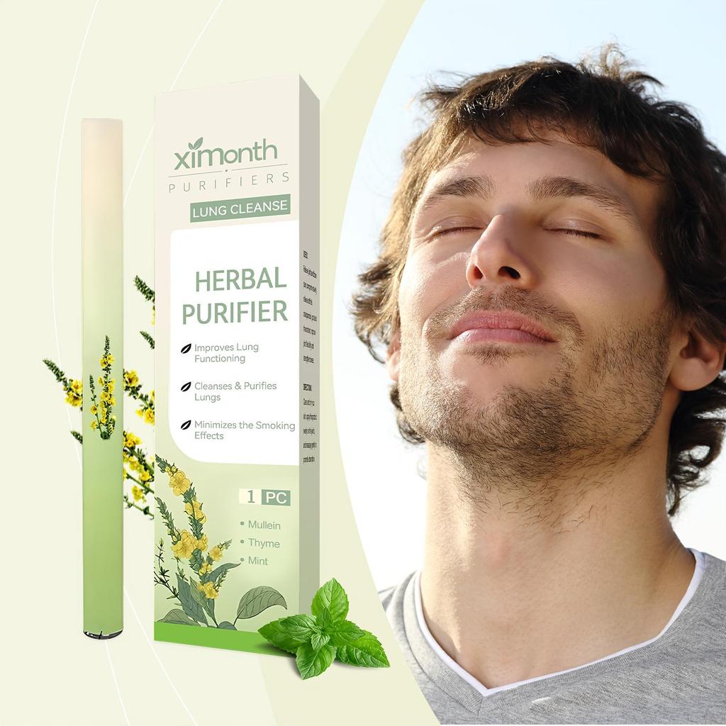 Purificatore Polmonare Erboristico Stick Detossificante Fegato Allevia Stanchezza da Guida Sonnolenza Menta Rinfrescante Olio Essenziale Barra Energetica