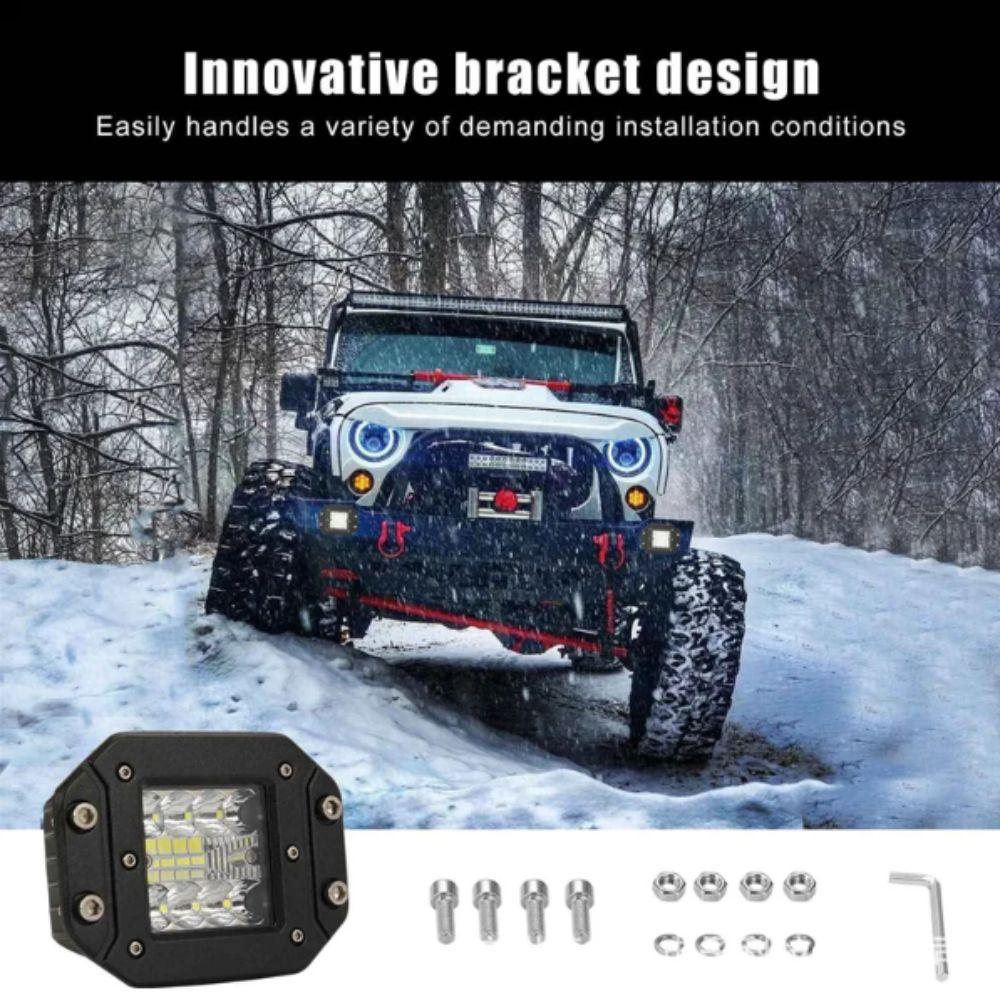 5 Inch Size Flush Mount Light 12V Voltage LED Pods Light Work Light Off Road Light  Off Road Use