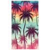 Size collection, quick-drying double-sided velvet beach towel, portable sports towel, printed bath towel