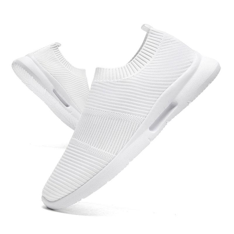 Fashion Fujeak Ultralight Casual Sneakers Plus Size Anti Slip Loafers Comfortable Mesh Sports Men Shoes Outdoor Breathable Walking Shoes