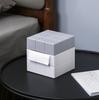 Modern Minimalist Creative Cube Tissue Box With Plastic Material For Living Room And Bathroom Use