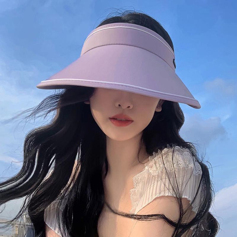 Summer Empty Women Top Hat Large Eave Uv Resistant Sunshade Sun Protection Hat
