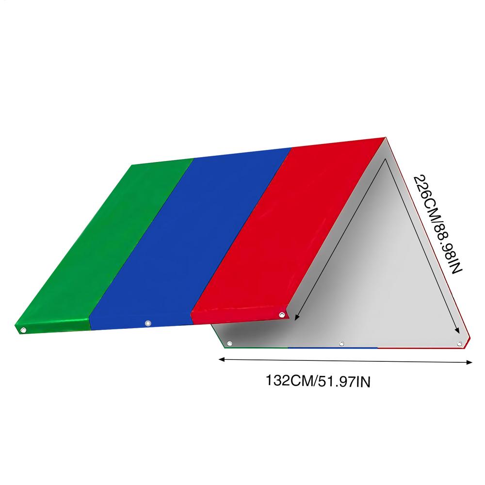 1pcs UV-resistant Swing Set Replacement Tarp Waterproof Kids Playground Roof Canopy Cover Outdoor Swingset Slide Sun Shade