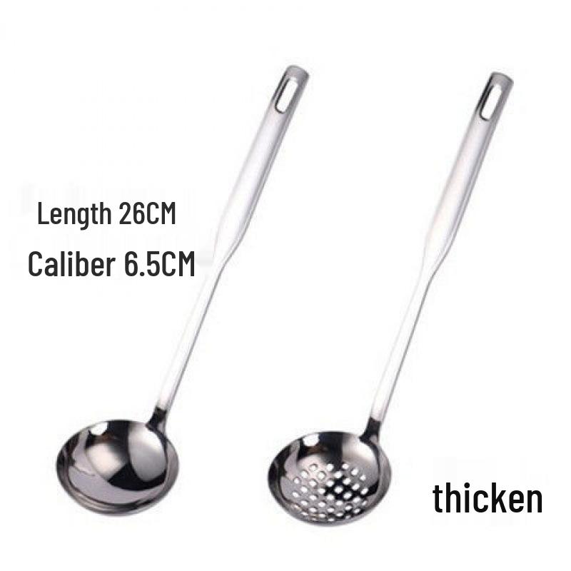 Stainless Steel Soup Ladle and Colander Holder Stand for Restaurants