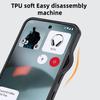Translucent Shockproof Case For Nothing Phone 3 6.67 Inches TPU Matte Frame Magnetic Wireless Charging Hard Plastic Back Cover