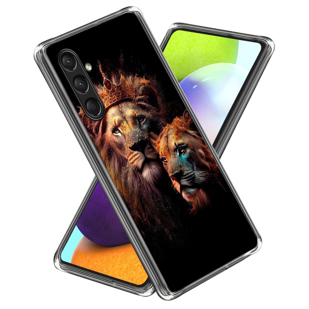 For Samsung Galaxy A16 5G/A16 4G Case Shock-Absorbent TPU Pattern Printed Phone Cover