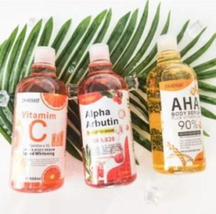 Sérum Visage - Alpha Arbutin - 500ml - Vitamine C - AHA - Hydratant