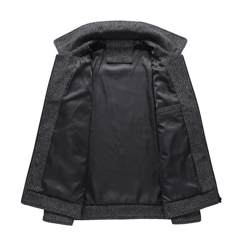 Spring and Autumn Business Jacket Trend Casual Wool Clothing Casual Versatile Light Ripe Style Men's Jacket