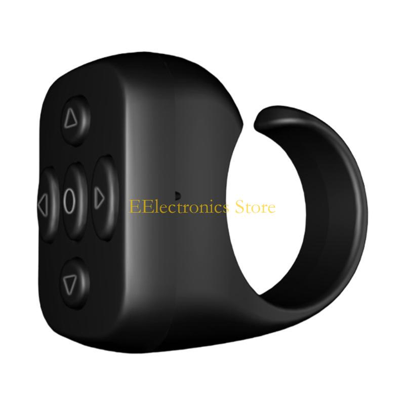 

B03C Innovative Scrolling Rings Remote For Easy Handling And Versatility Use чорний