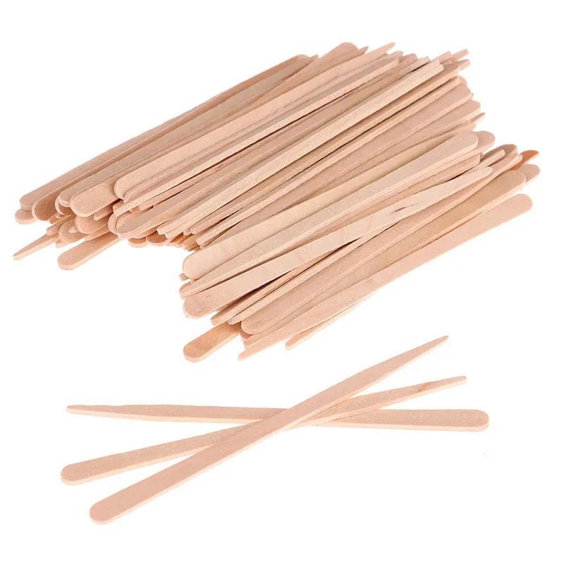 50-200pcs Woman Wooden Body Hair Removal Sticks Wax Waxing Disposable Sticks Beauty Toiletry Kits Wood Tongue Depressor Spatula