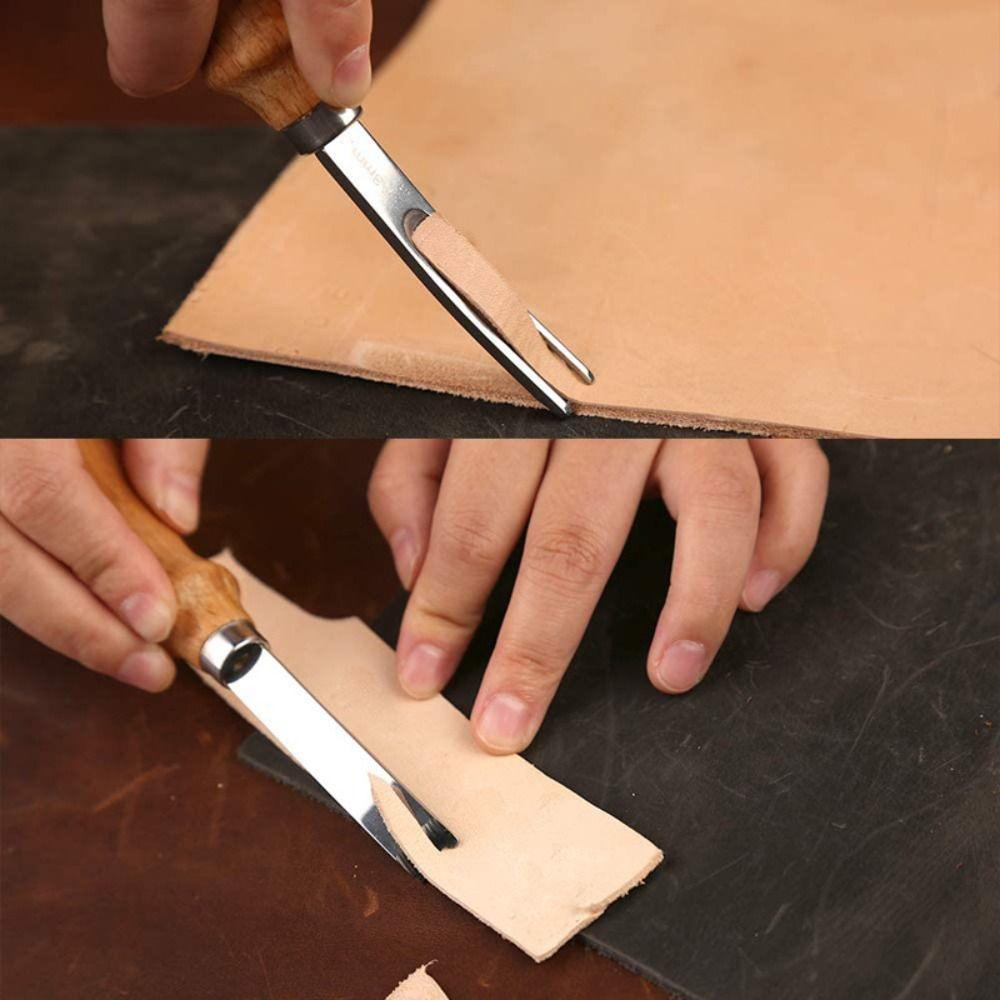 Shovel Leather Cutting Tool Leather Shaving Skiving Beveling Tool Thinning Cutting Leather Craft