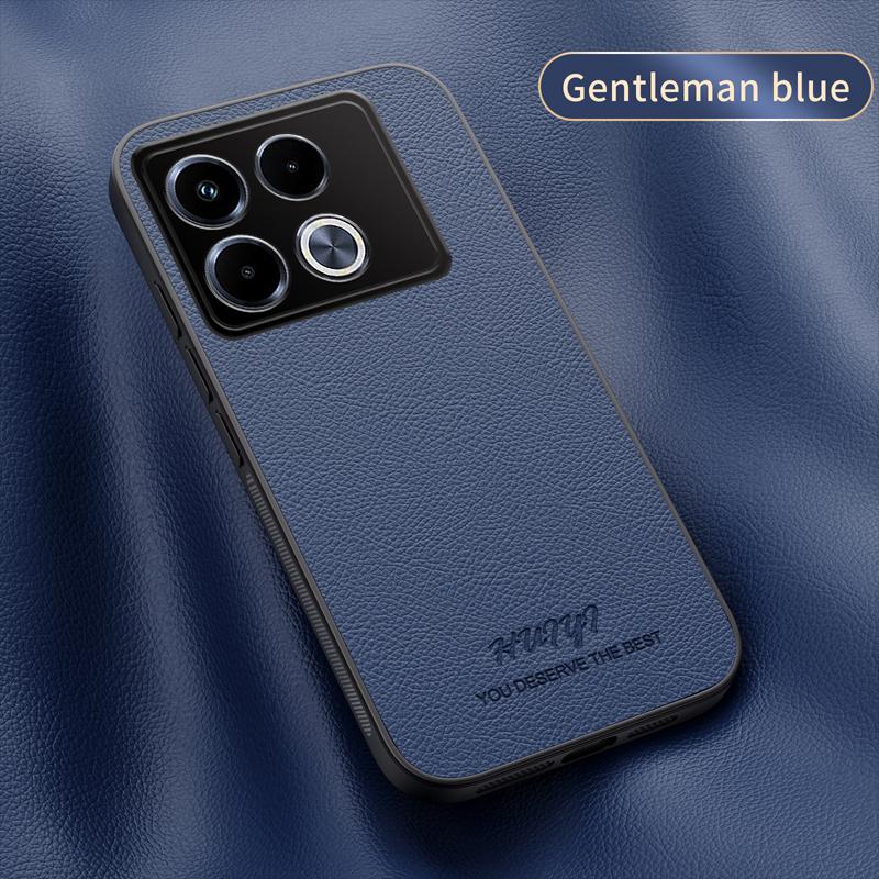 

Кожаный чехол Magsafe для Infinix Note 40 5G, Магнитный держатель для автомобиля, Беспроводная зарядка, Силиконовый жесткий чехол для телефона InfinixNote40 X6852 Infinix Note 40 5G синий