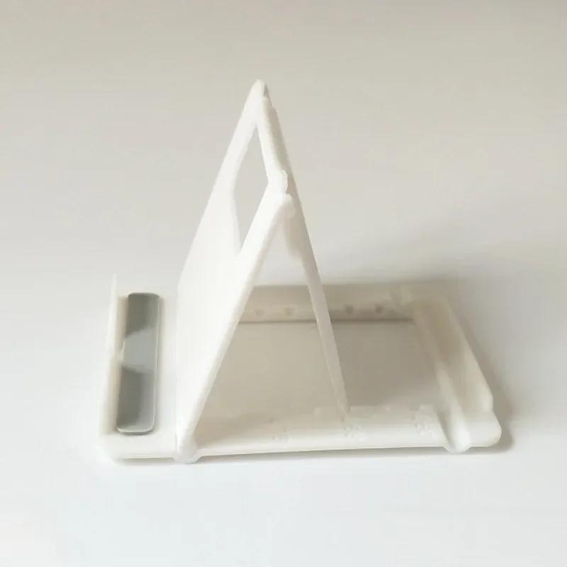 1pc Plastic Replicate Cellphone Stand Holder Portable Adjustable Universal Mobile Phone Support Holder Foldable Cellphone Holder