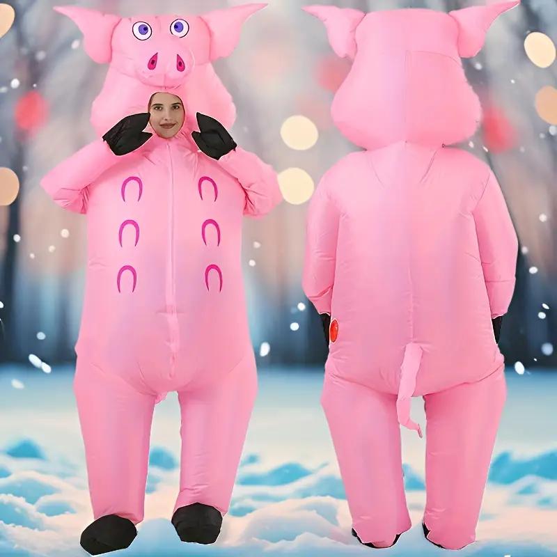 Adult mascot inflatable Halloween costume inflatable cartoon animal inflatable suit Halloween, birthday gift cosplay party