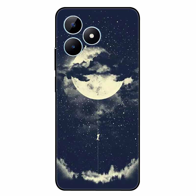Funda For Realme Note 50 Case Silicone Soft Shockproof Cartoon TPU Phone Shell For Realme Note50 Cover Painted Cute Coque Note50