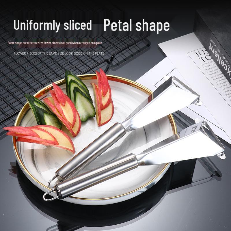 Stainless Steel Multi-Function Peeler, Grater & Fruit Carving Knife