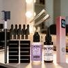 Unsichtbares UV-Haarverlängerungs-Werkzeugset Dual-Use Haar- & Wimpernverlängerungs-Set mit UV-Lampe 30g UV-Haarkleber 30ml Kleberentferner Augenbrauenkamm