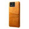 For Asus Zenfone 11 Ultra 5G Case Leather Coated PC Phone Cover with 2 Card Slots