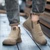 Men's Safety Shoes Steel Toe Soft Soled Male Sneakers Lightweight Breathable Working Shoes with Protection Indestructible Women