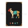 Goat Metal Signs Printing Club Wall Cave Classic Party Tin Sign Poster