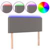 VidaXL LED Headboard Bedroom Furniture Single Bed Accessory Headboard Interior Grey 3121560